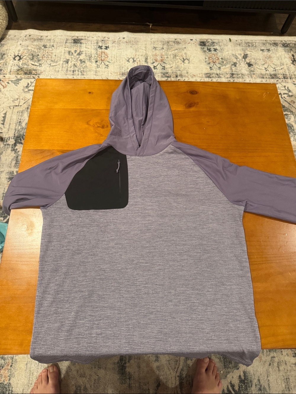 FJ Thermal Series Purple Golf Hoody (Black Bear Course Emblem) NWOT, Never Worn